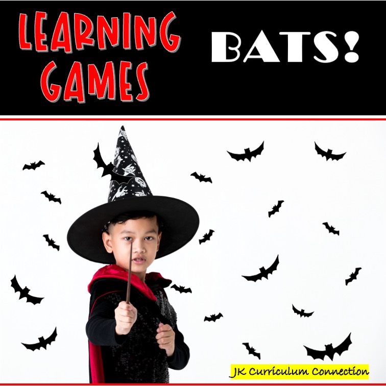 Bat themed learning games make practicing CVC and CVCe and High Use words lots of fun,